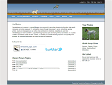 Tablet Screenshot of new.versatiledogs.com
