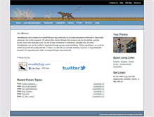 Tablet Screenshot of newsite.versatiledogs.com